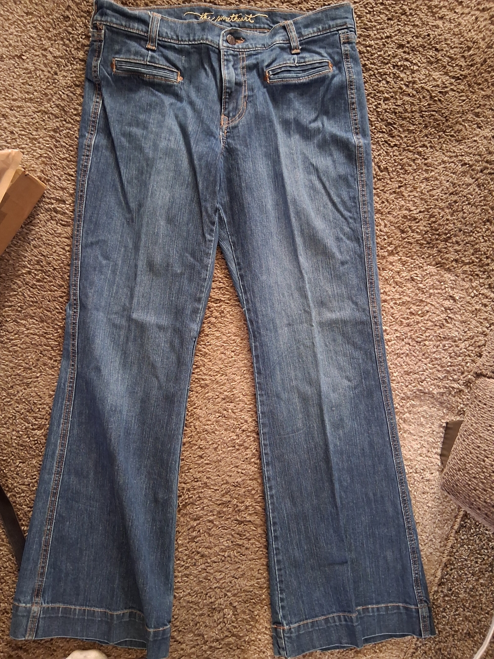 Old Navy Blue Wide-Leg Jeans